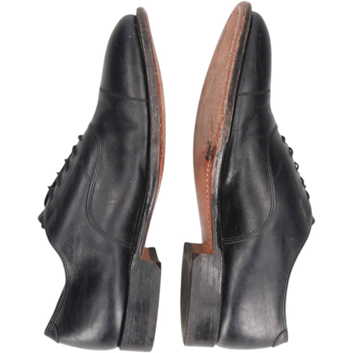 Johnston & Murphy Aristocraft Straight Tip Shoes, Made in USA, Size 8 1/2D Men's 26.5cm genuine leather black type Vintage Second Hand