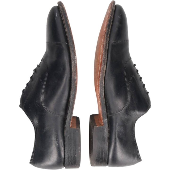Johnston & Murphy Aristocraft Straight Tip Shoes, Made in USA, Size 8 1/2D Men's 26.5cm genuine leather black type Vintage Second Hand