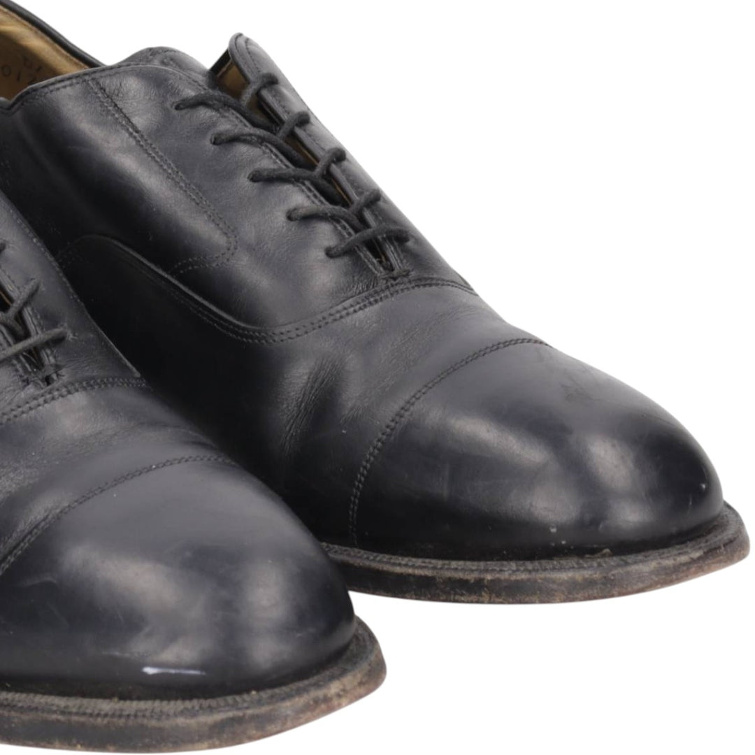 Johnston & Murphy Aristocraft Straight Tip Shoes, Made in USA, Size 8 1/2D Men's 26.5cm genuine leather black type Vintage Second Hand