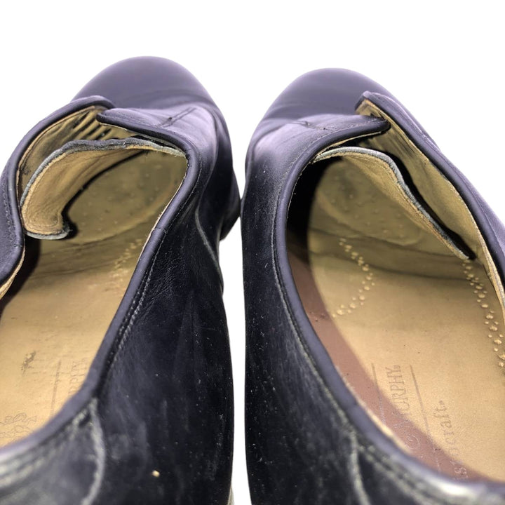 Johnston & Murphy Aristocraft Straight Tip Shoes, Made in USA, Size 8 1/2D Men's 26.5cm genuine leather black type Vintage Second Hand