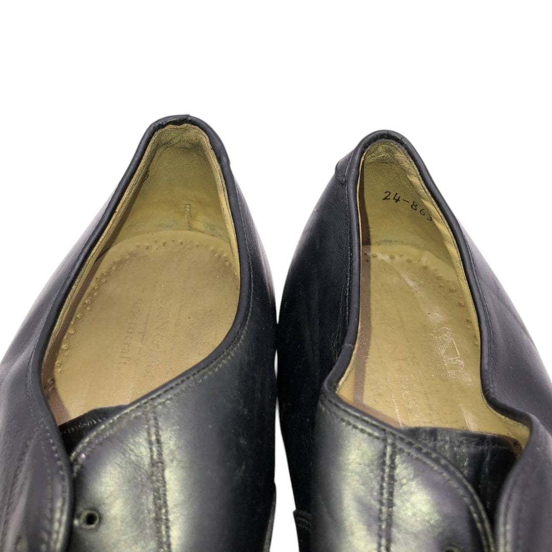 Johnston & Murphy Aristocraft Straight Tip Shoes, Made in USA, Size 8 1/2D Men's 26.5cm genuine leather black type Vintage Second Hand