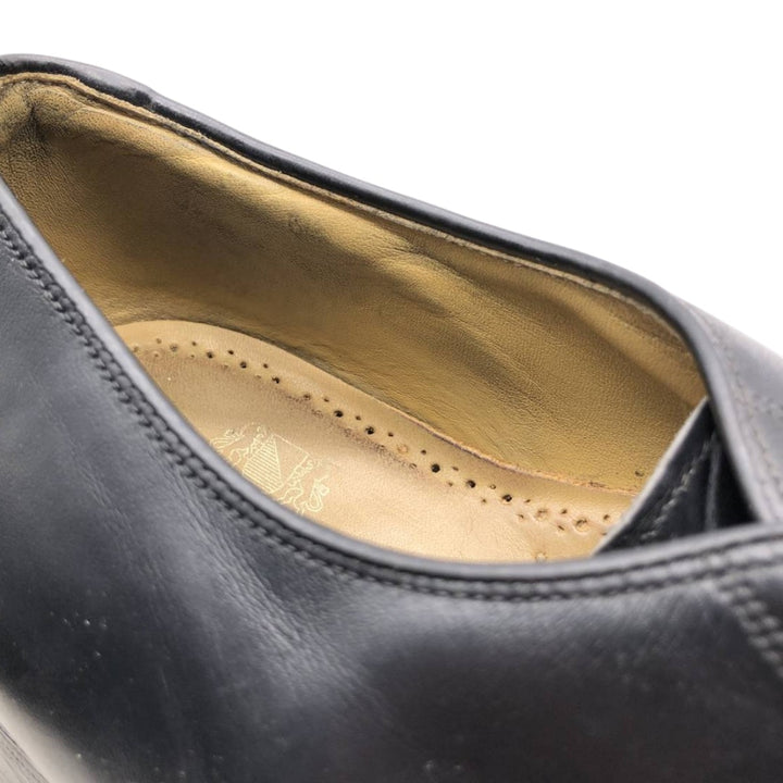 Johnston & Murphy Aristocraft Straight Tip Shoes, Made in USA, Size 8 1/2D Men's 26.5cm genuine leather black type Vintage Second Hand