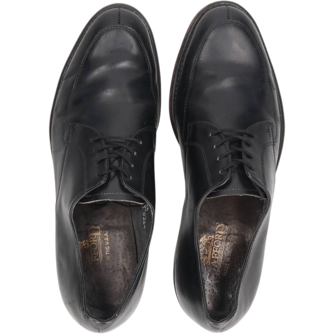 Stafford U-tip shoes, made in the USA, size 9 1/2D Men's 27.5cm unclear black type Vintage Second Hand