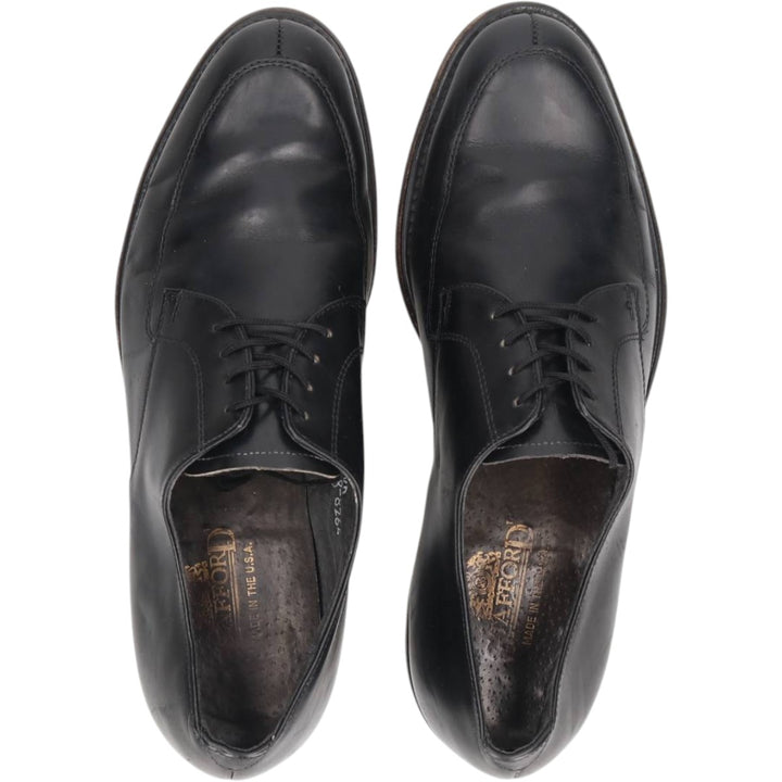 Stafford U-tip shoes, made in the USA, size 9 1/2D Men's 27.5cm unclear black type Vintage Second Hand