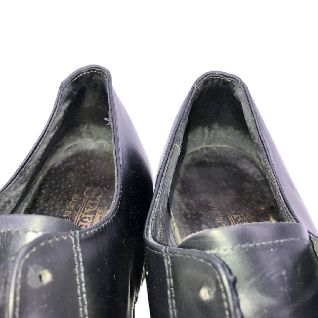 Stafford U-tip shoes, made in the USA, size 9 1/2D Men's 27.5cm unclear black type Vintage Second Hand