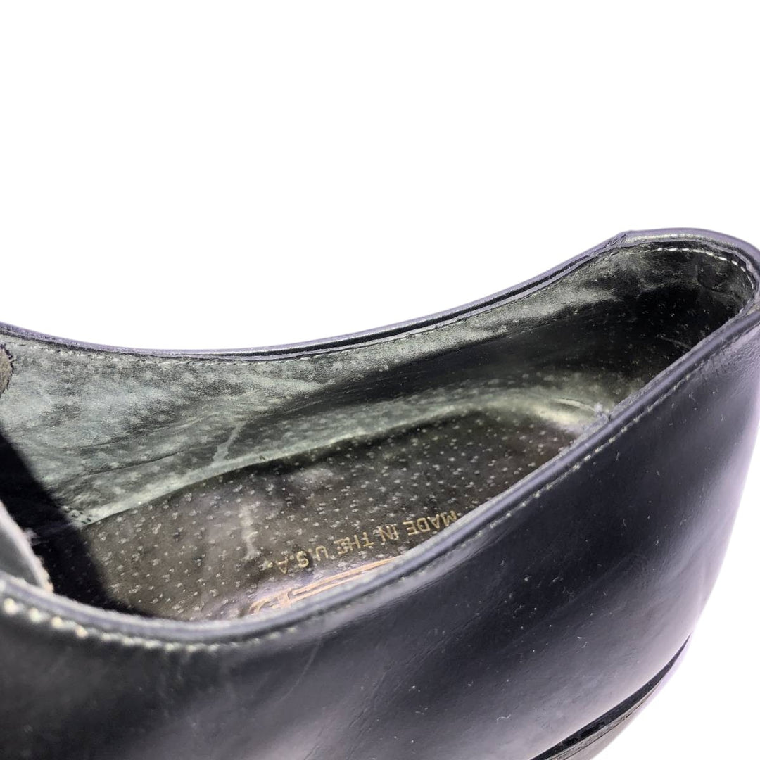 Stafford U-tip shoes, made in the USA, size 9 1/2D Men's 27.5cm unclear black type Vintage Second Hand