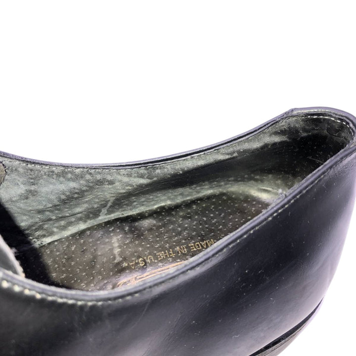 Stafford U-tip shoes, made in the USA, size 9 1/2D Men's 27.5cm unclear black type Vintage Second Hand