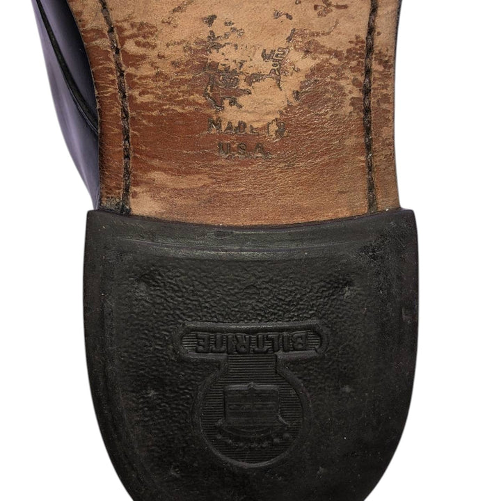 Stafford U-tip shoes, made in the USA, size 9 1/2D Men's 27.5cm unclear black type Vintage Second Hand