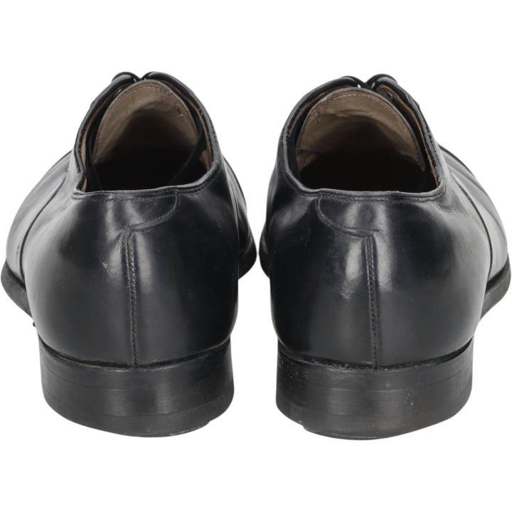 Johnston & Murphy straight-tip shoes, made in the USA, size 10 D Men's 28.0cm unclear black type Vintage Second Hand