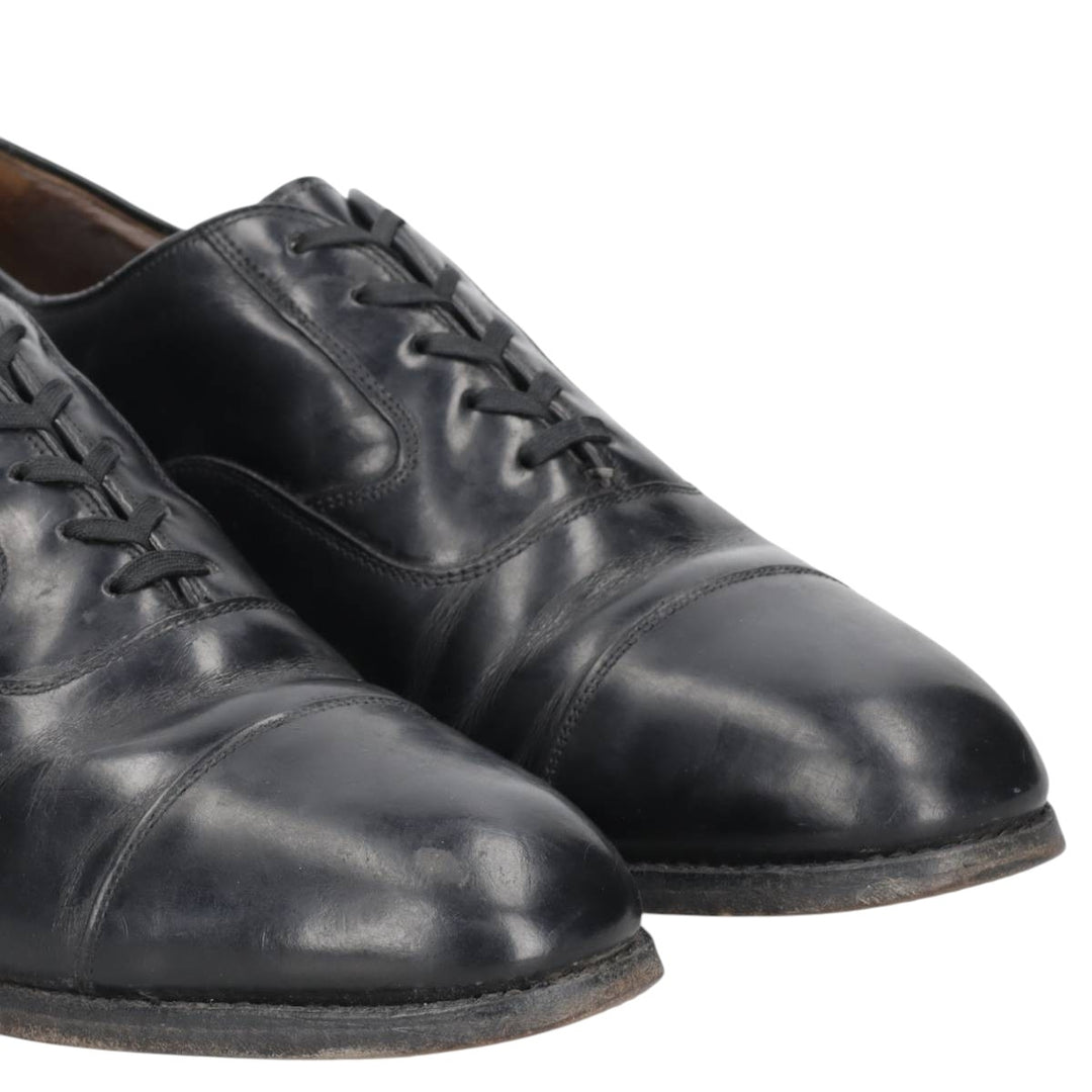 Johnston & Murphy straight-tip shoes, made in the USA, size 10 D Men's 28.0cm unclear black type Vintage Second Hand