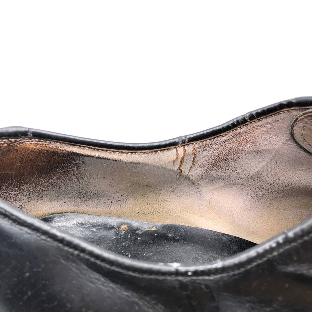 Johnston & Murphy straight-tip shoes, made in the USA, size 10 D Men's 28.0cm unclear black type Vintage Second Hand