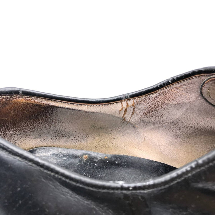 Johnston & Murphy straight-tip shoes, made in the USA, size 10 D Men's 28.0cm unclear black type Vintage Second Hand