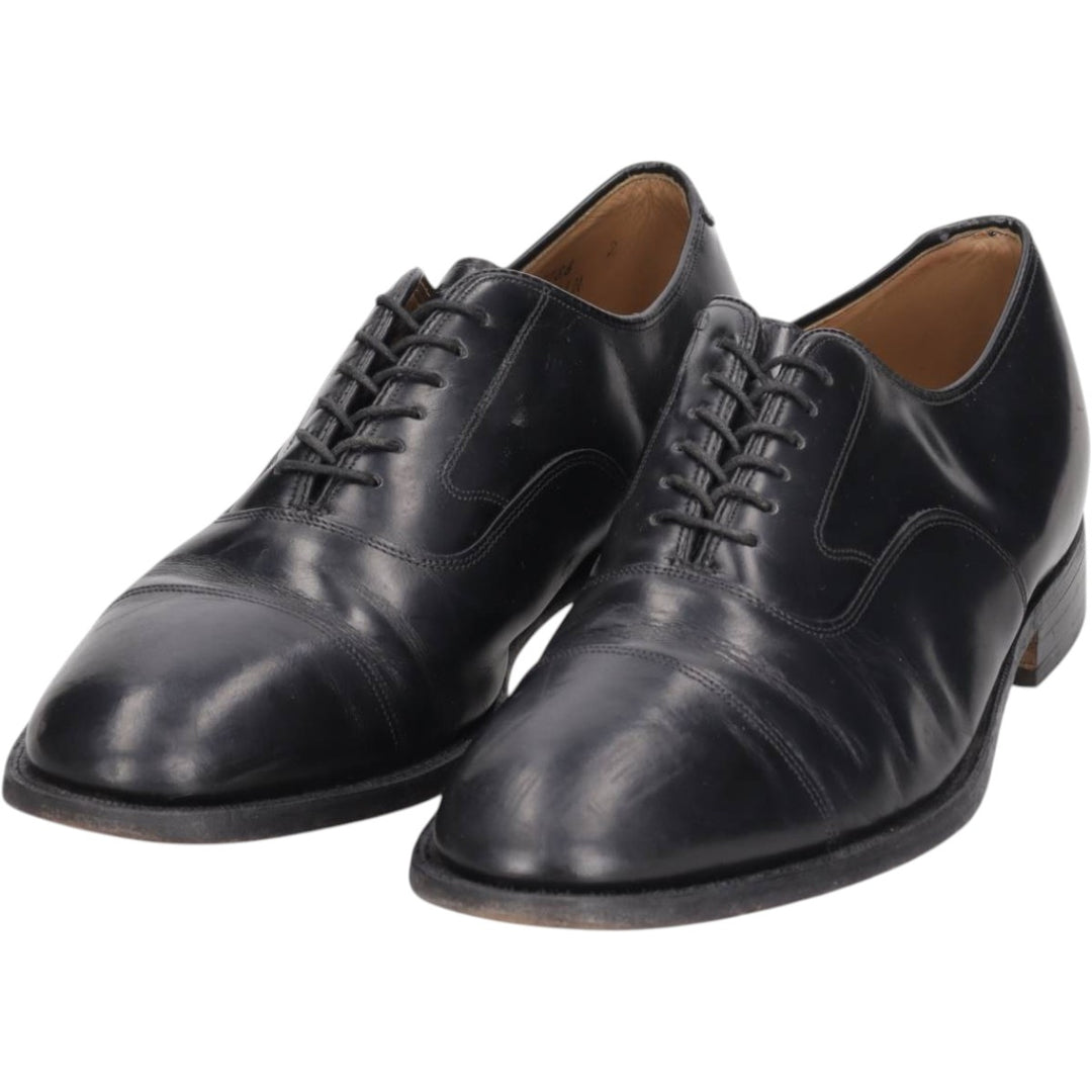 Johnston & Murphy OPTIMA Straight Tip Shoes, Size 9C Men's 27.0cm unclear black type Vintage Second Hand