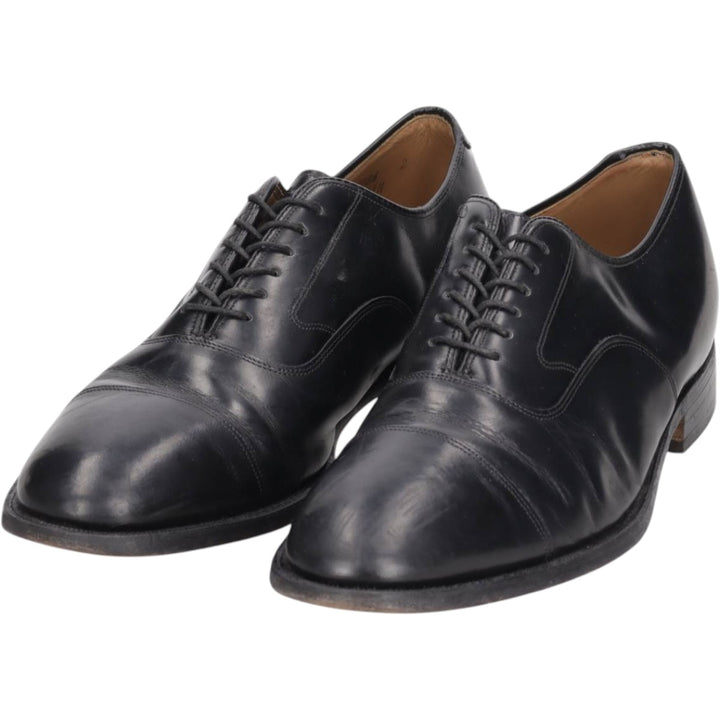 Johnston & Murphy OPTIMA Straight Tip Shoes, Size 9C Men's 27.0cm unclear black type Vintage Second Hand