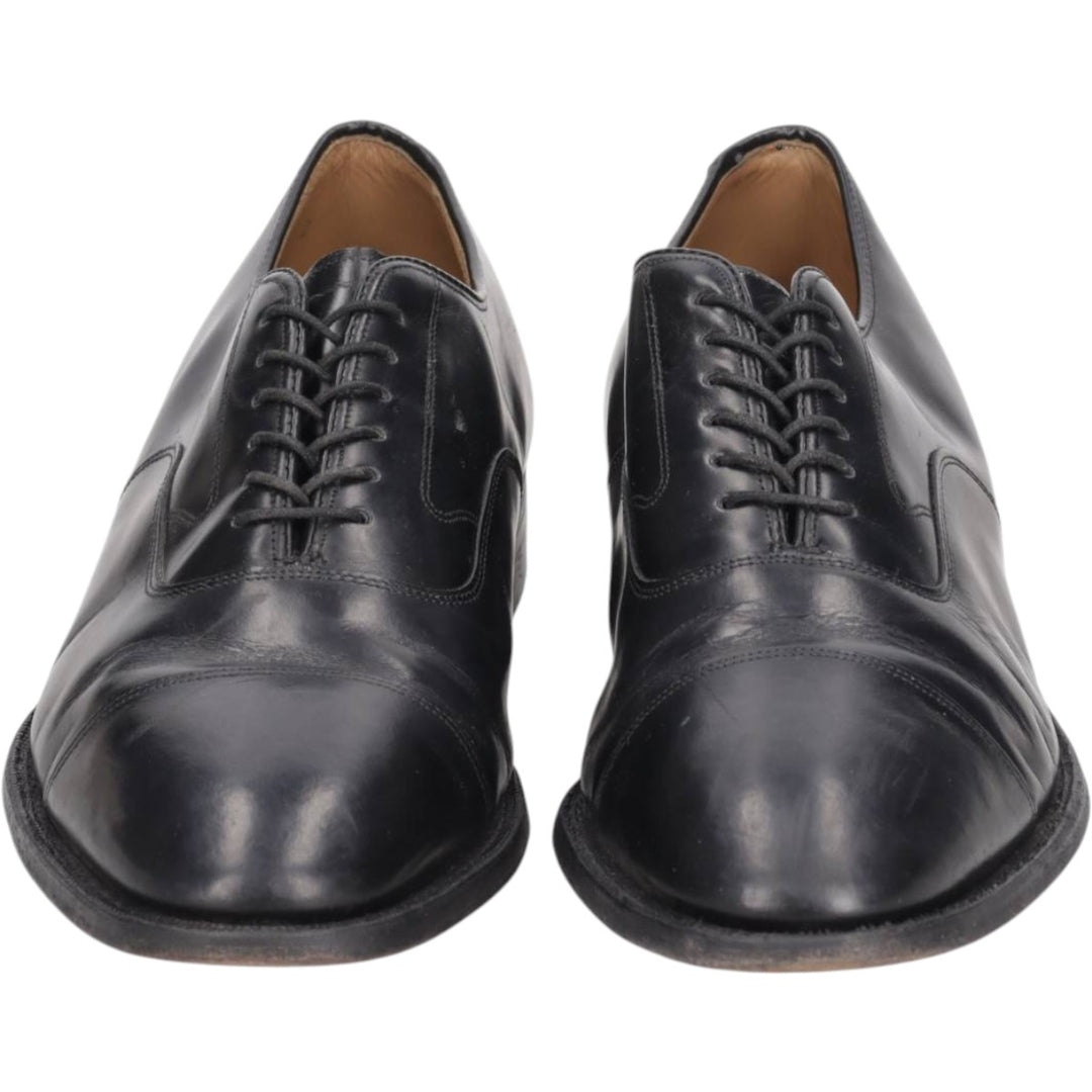 Johnston & Murphy OPTIMA Straight Tip Shoes, Size 9C Men's 27.0cm unclear black type Vintage Second Hand