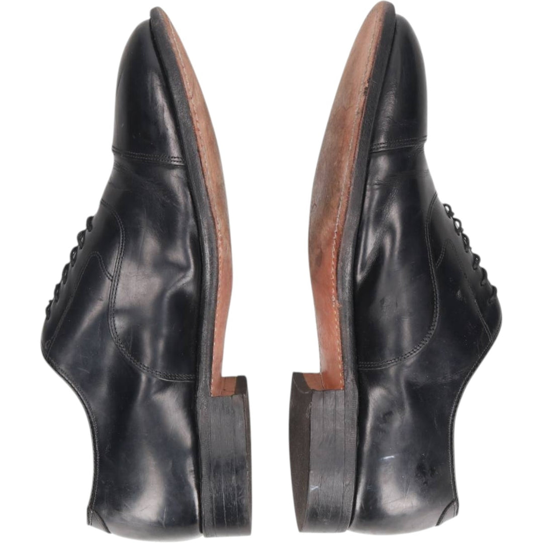 Johnston & Murphy OPTIMA Straight Tip Shoes, Size 9C Men's 27.0cm unclear black type Vintage Second Hand