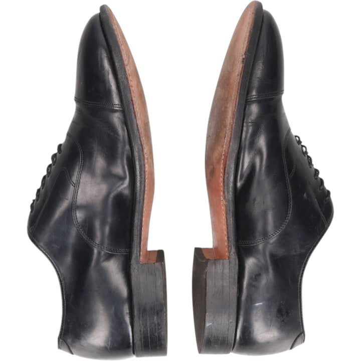 Johnston & Murphy OPTIMA Straight Tip Shoes, Size 9C Men's 27.0cm unclear black type Vintage Second Hand