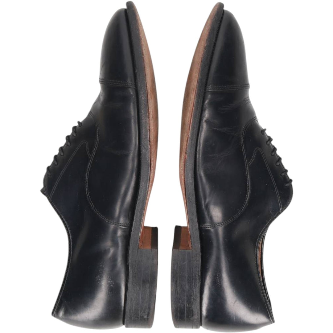 Johnston & Murphy OPTIMA Straight Tip Shoes, Size 9C Men's 27.0cm unclear black type Vintage Second Hand