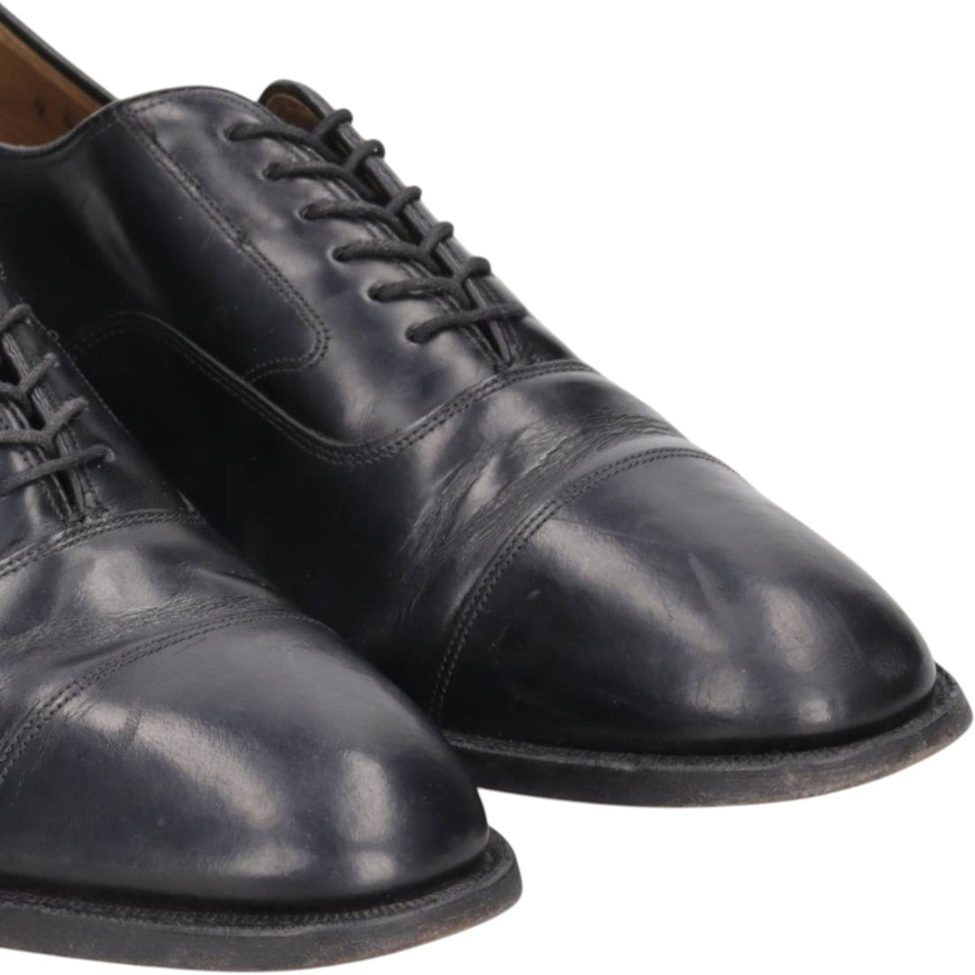 Johnston & Murphy OPTIMA Straight Tip Shoes, Size 9C Men's 27.0cm unclear black type Vintage Second Hand