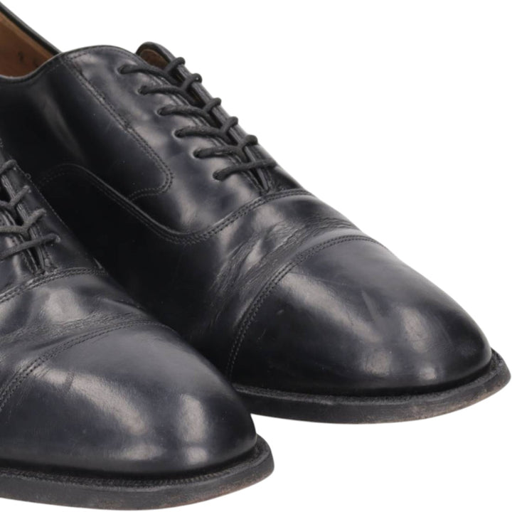 Johnston & Murphy OPTIMA Straight Tip Shoes, Size 9C Men's 27.0cm unclear black type Vintage Second Hand
