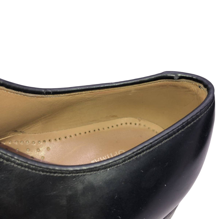 Johnston & Murphy OPTIMA Straight Tip Shoes, Size 9C Men's 27.0cm unclear black type Vintage Second Hand