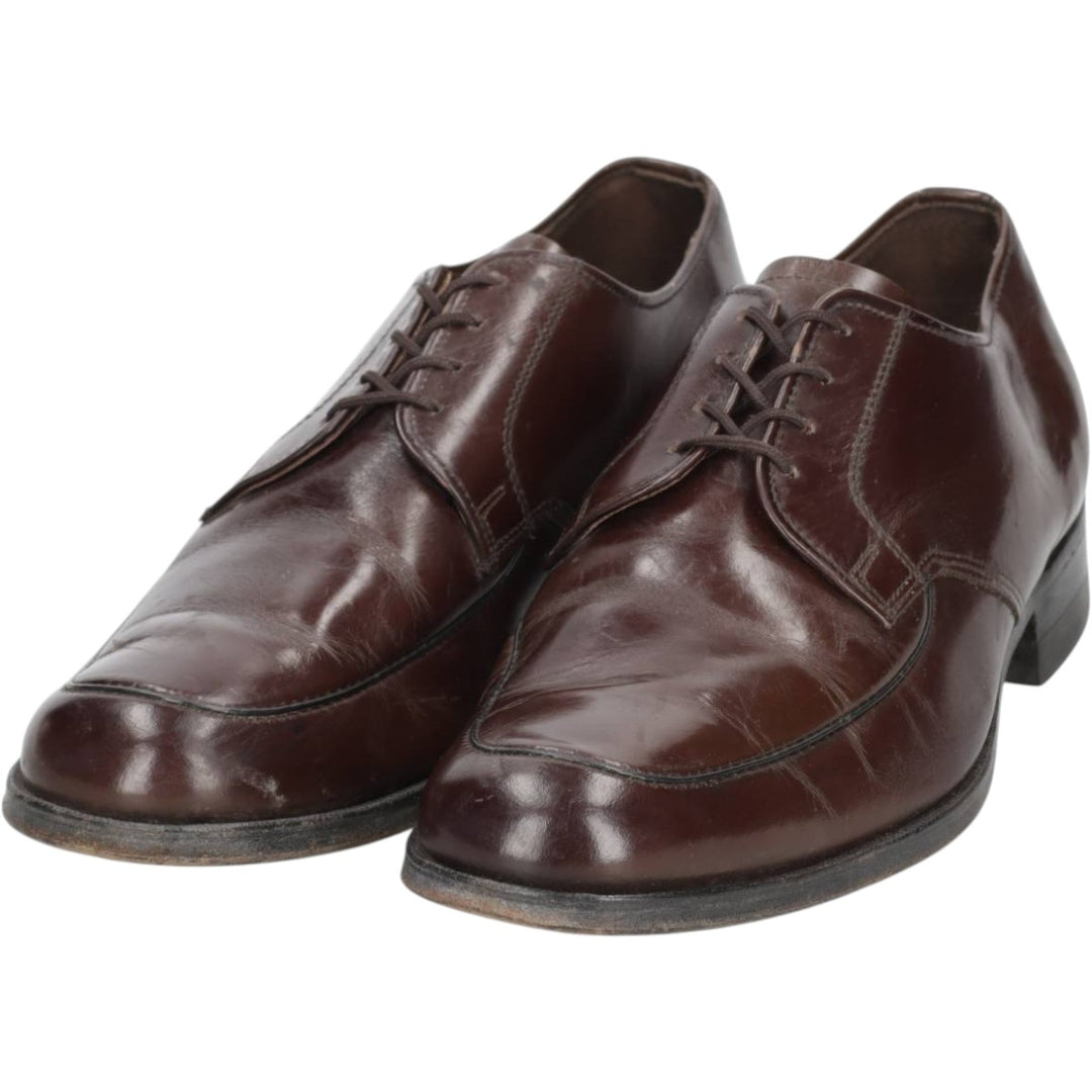 EATON U-tip shoes, made in Canada, size 7 1/2 (3E) Men's 26.5cm unclear red type reddish brown Vintage Second Hand