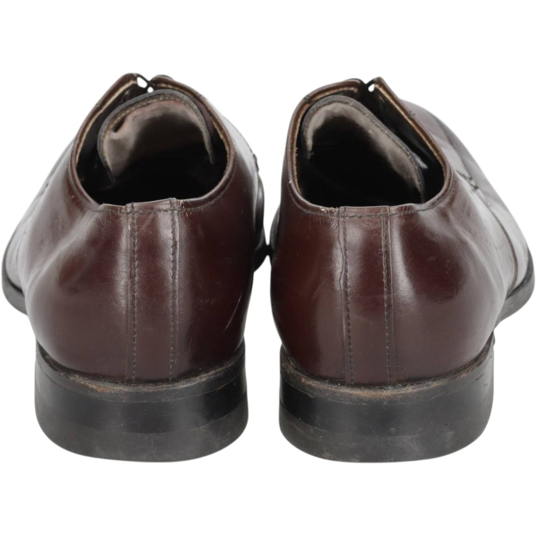 EATON U-tip shoes, made in Canada, size 7 1/2 (3E) Men's 26.5cm unclear red type reddish brown Vintage Second Hand