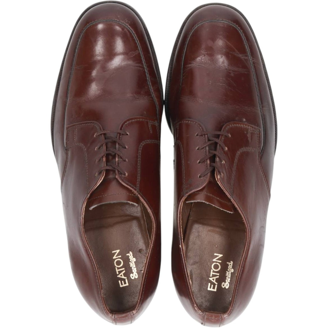 EATON U-tip shoes, made in Canada, size 7 1/2 (3E) Men's 26.5cm unclear red type reddish brown Vintage Second Hand