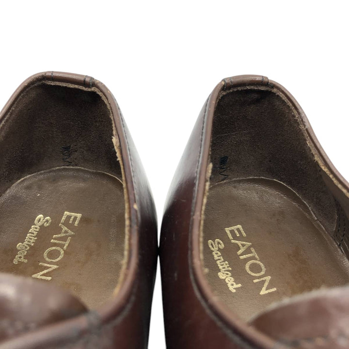 EATON U-tip shoes, made in Canada, size 7 1/2 (3E) Men's 26.5cm unclear red type reddish brown Vintage Second Hand