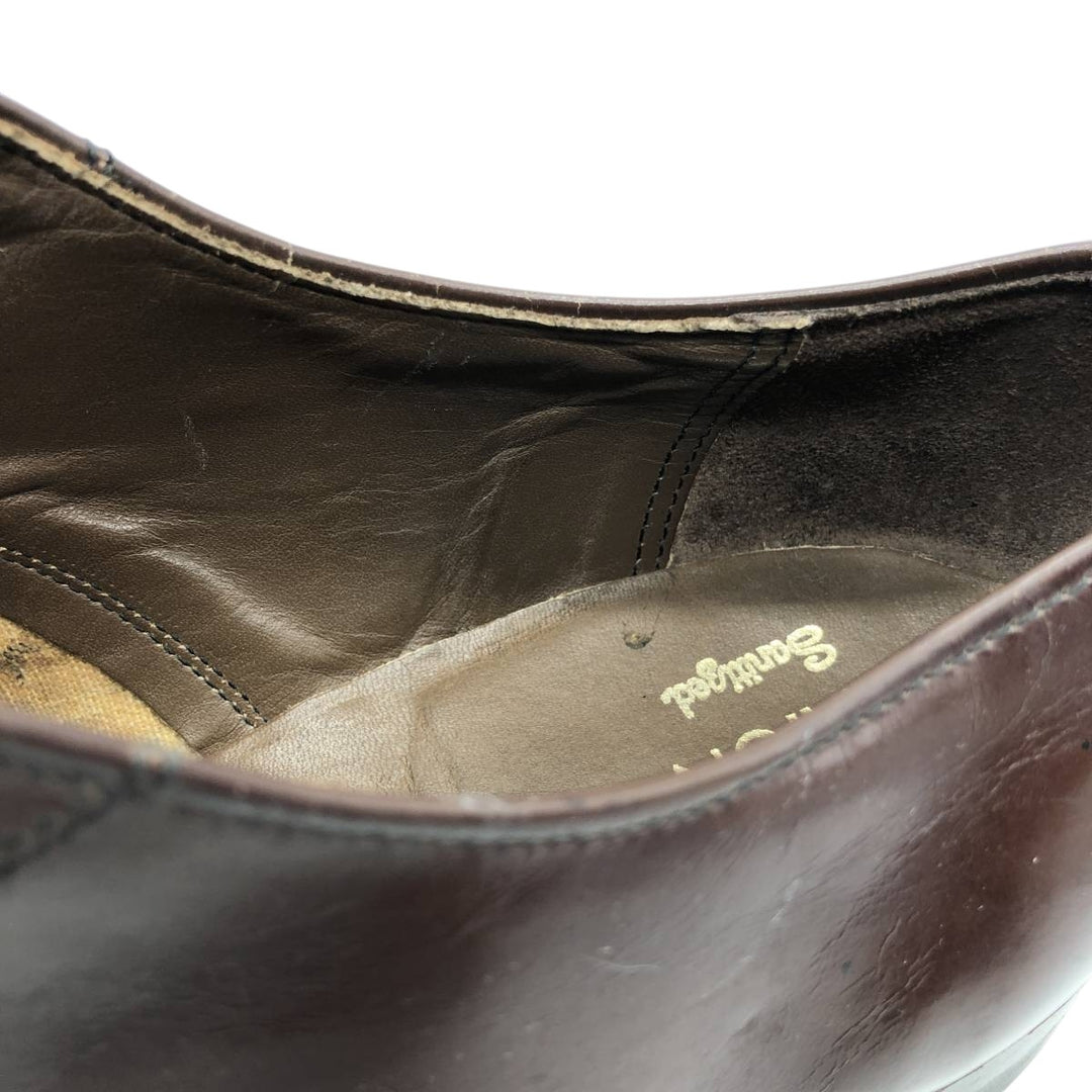 EATON U-tip shoes, made in Canada, size 7 1/2 (3E) Men's 26.5cm unclear red type reddish brown Vintage Second Hand