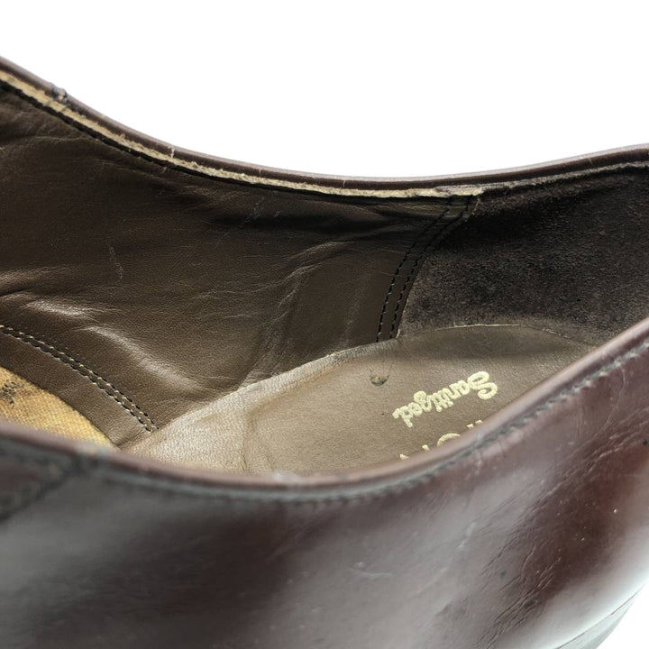 EATON U-tip shoes, made in Canada, size 7 1/2 (3E) Men's 26.5cm unclear red type reddish brown Vintage Second Hand