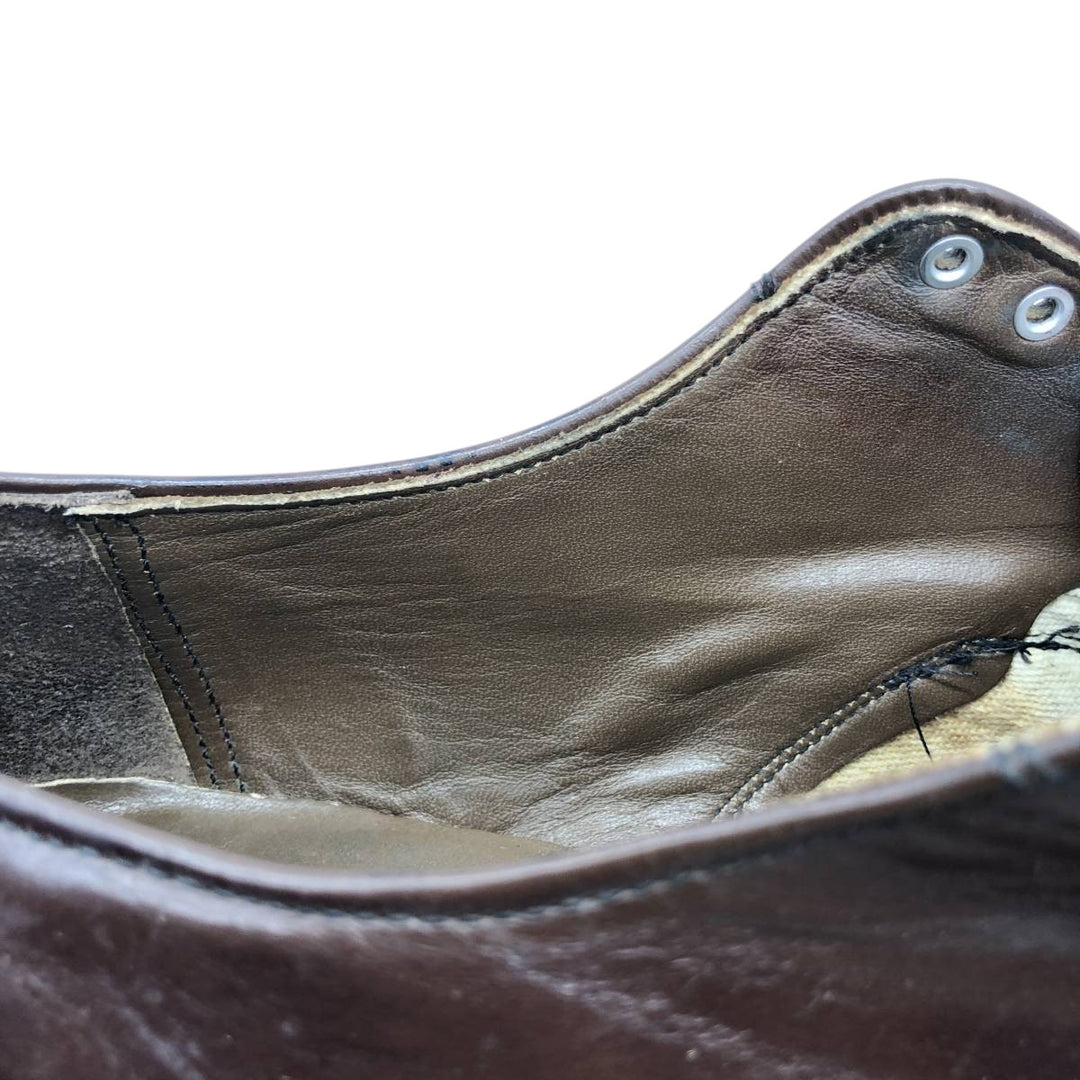 EATON U-tip shoes, made in Canada, size 7 1/2 (3E) Men's 26.5cm unclear red type reddish brown Vintage Second Hand