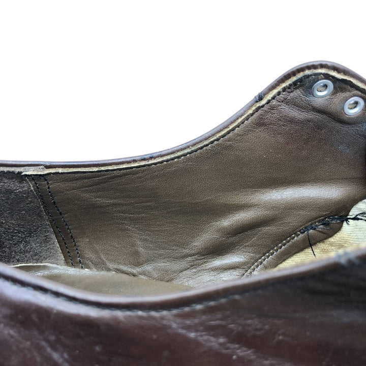 EATON U-tip shoes, made in Canada, size 7 1/2 (3E) Men's 26.5cm unclear red type reddish brown Vintage Second Hand