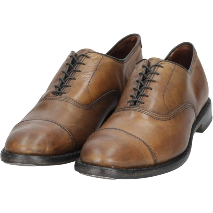 Allen Edmonds Park Avenue Straight Tip Shoes, Made in USA, Size 9D Men's 27.0cm unclear brown type Vintage Second Hand