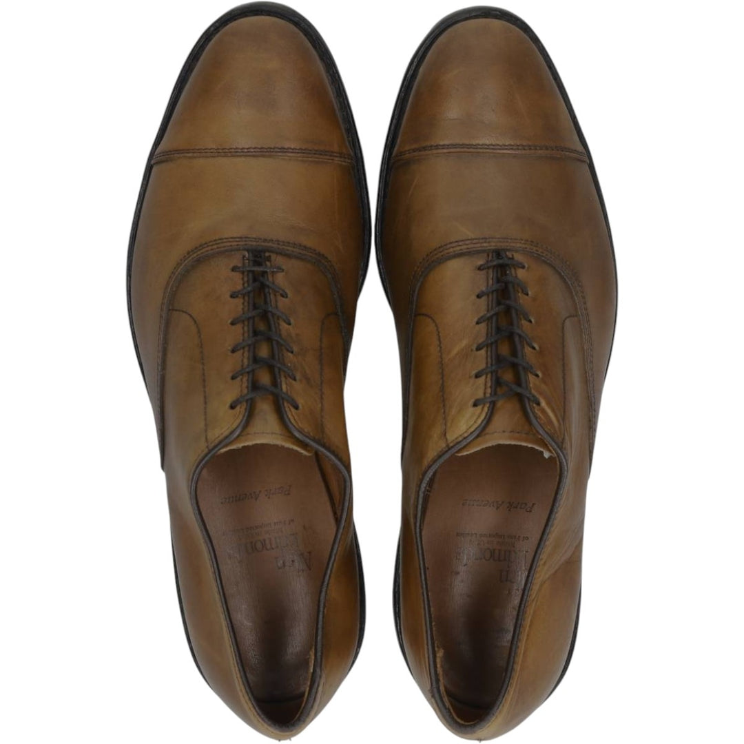 Allen Edmonds Park Avenue Straight Tip Shoes, Made in USA, Size 9D Men's 27.0cm unclear brown type Vintage Second Hand