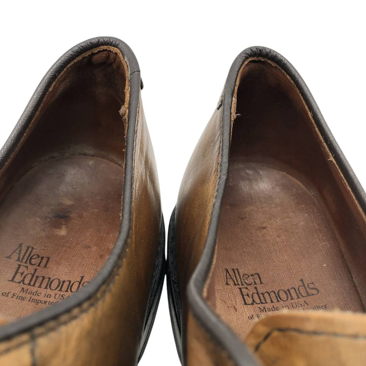 Allen Edmonds Park Avenue Straight Tip Shoes, Made in USA, Size 9D Men's 27.0cm unclear brown type Vintage Second Hand