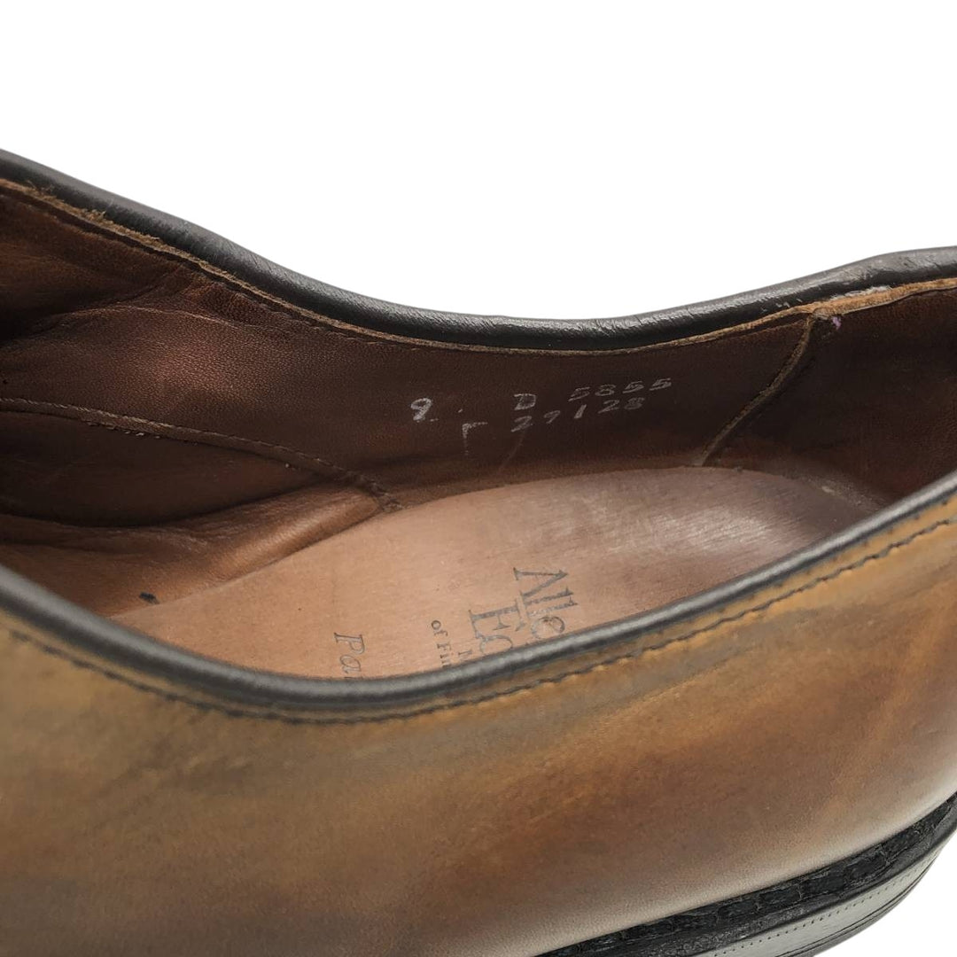 Allen Edmonds Park Avenue Straight Tip Shoes, Made in USA, Size 9D Men's 27.0cm unclear brown type Vintage Second Hand