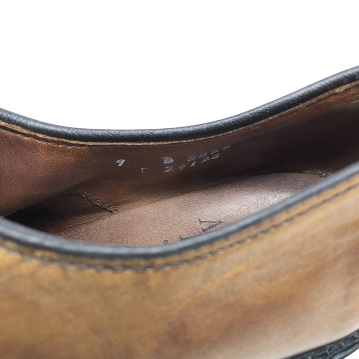 Allen Edmonds Park Avenue Straight Tip Shoes, Made in USA, Size 9D Men's 27.0cm unclear brown type Vintage Second Hand