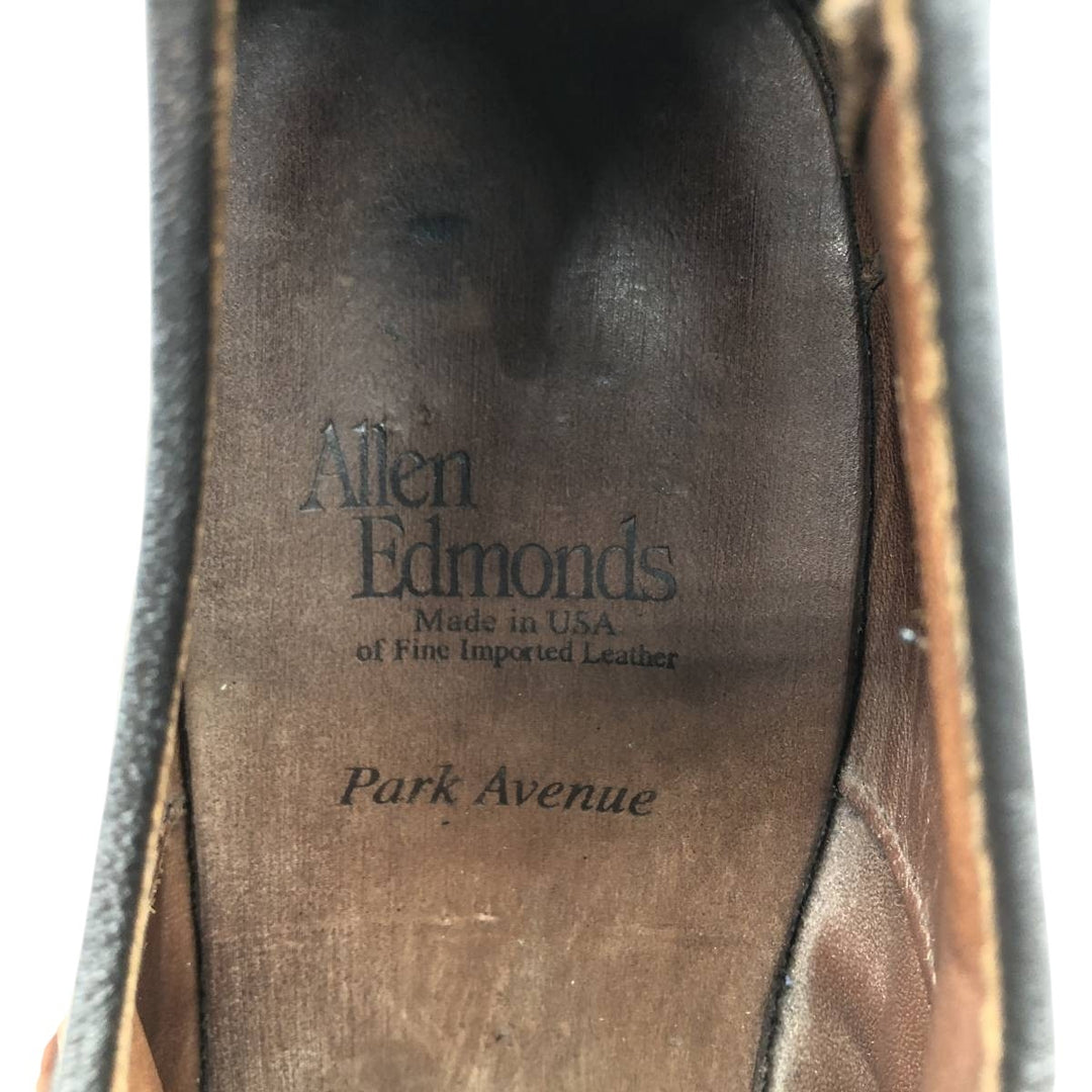 Allen Edmonds Park Avenue Straight Tip Shoes, Made in USA, Size 9D Men's 27.0cm unclear brown type Vintage Second Hand