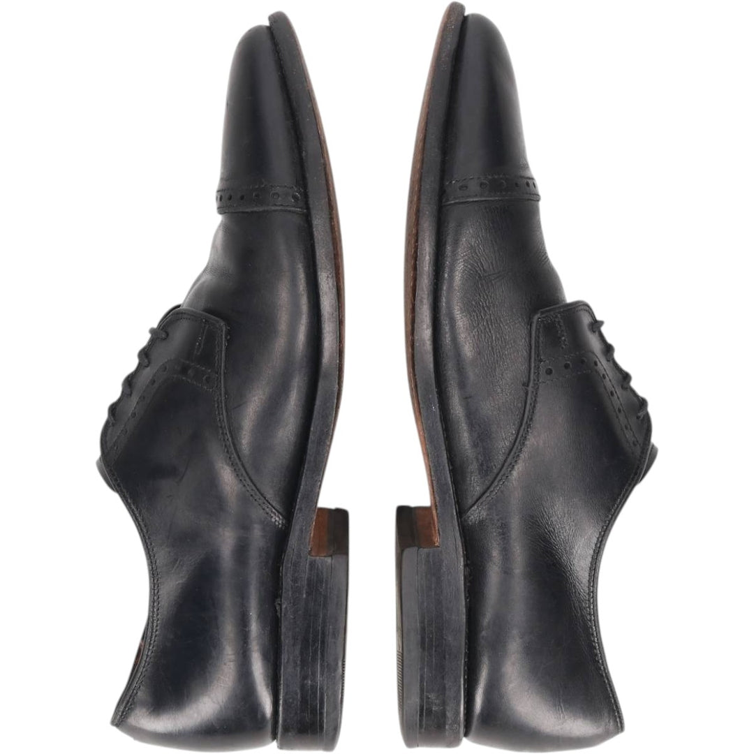 Allen Edmonds CLIFTON Straight Tip Shoes, Made in USA, Size 8D Men's 26.0cm unclear black type Vintage Second Hand