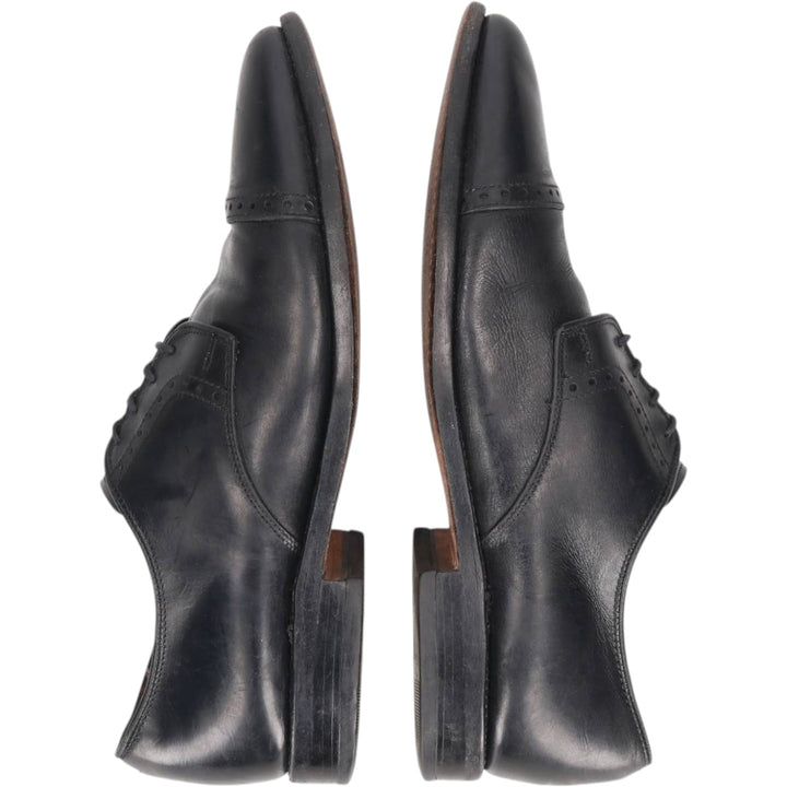 Allen Edmonds CLIFTON Straight Tip Shoes, Made in USA, Size 8D Men's 26.0cm unclear black type Vintage Second Hand