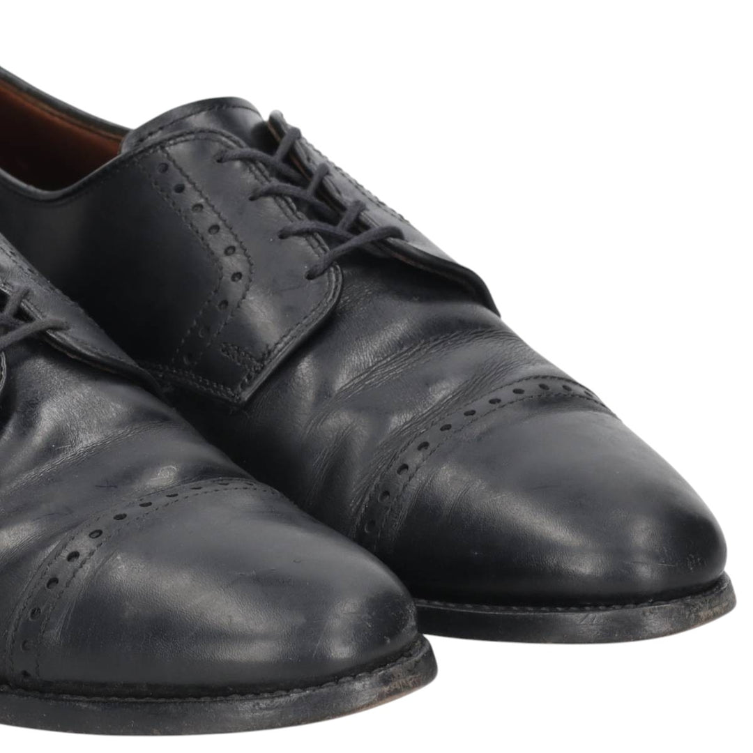 Allen Edmonds CLIFTON Straight Tip Shoes, Made in USA, Size 8D Men's 26.0cm unclear black type Vintage Second Hand