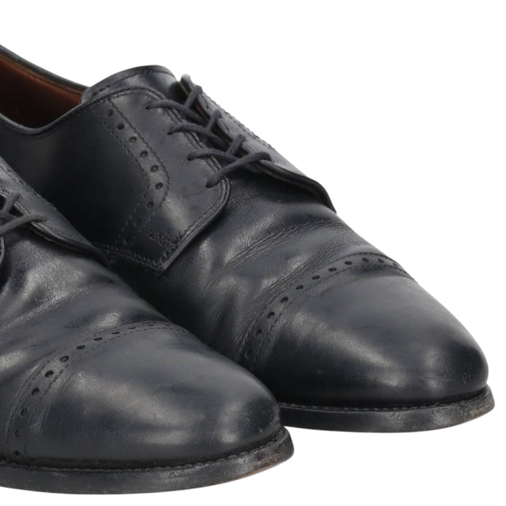 Allen Edmonds CLIFTON Straight Tip Shoes, Made in USA, Size 8D Men's 26.0cm unclear black type Vintage Second Hand