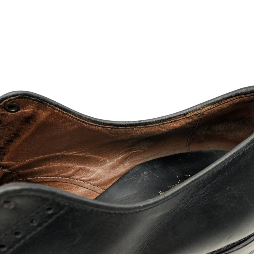 Allen Edmonds CLIFTON Straight Tip Shoes, Made in USA, Size 8D Men's 26.0cm unclear black type Vintage Second Hand