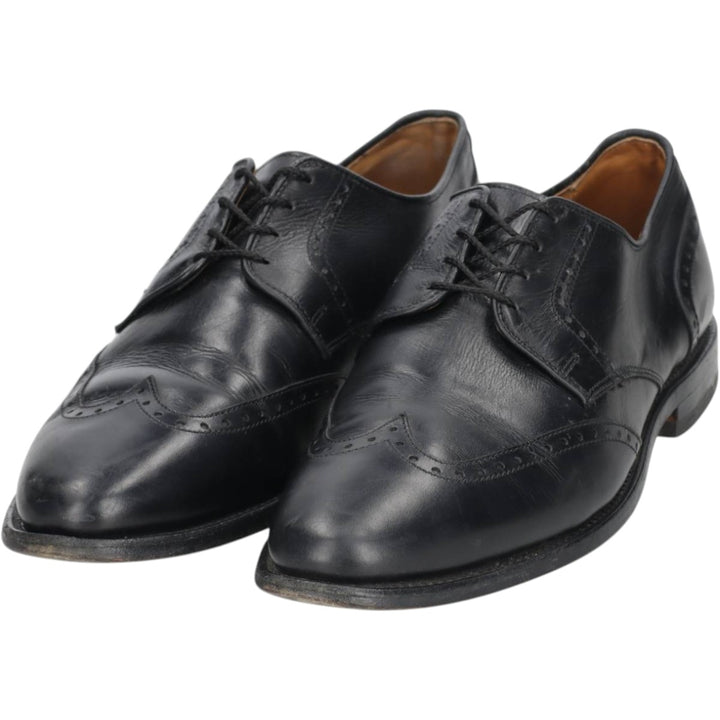 Allen Edmonds WINDSOR wingtip shoes, made in the USA, size 8 1/2 E Men's 26.5cm unclear black type Vintage Second Hand
