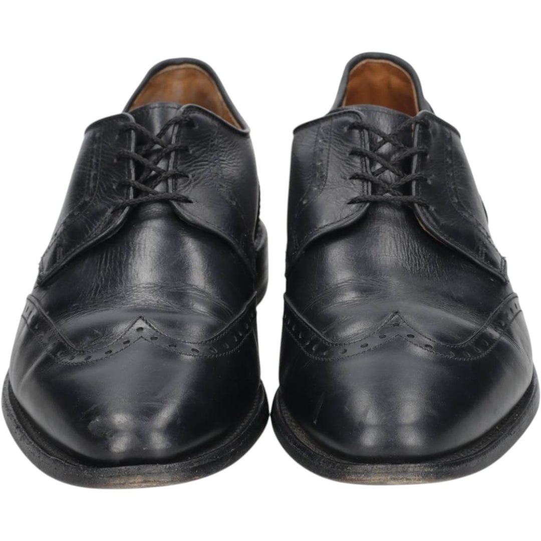 Allen Edmonds WINDSOR wingtip shoes, made in the USA, size 8 1/2 E Men's 26.5cm unclear black type Vintage Second Hand