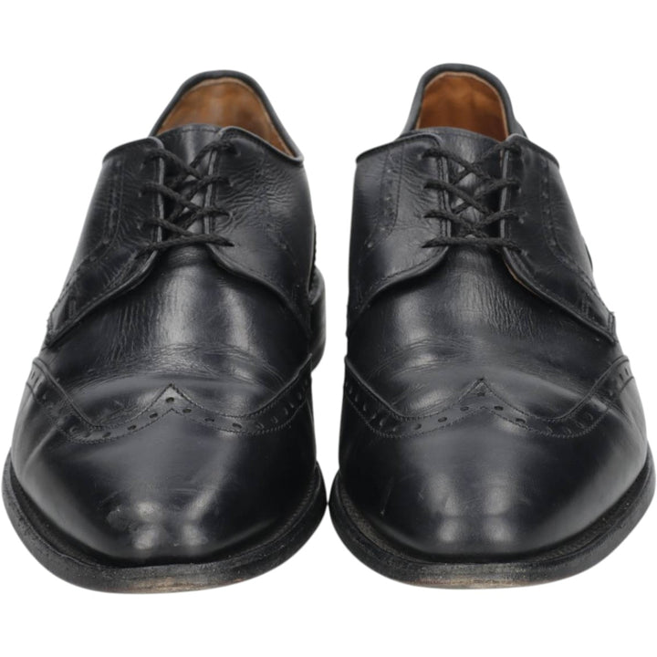 Allen Edmonds WINDSOR wingtip shoes, made in the USA, size 8 1/2 E Men's 26.5cm unclear black type Vintage Second Hand