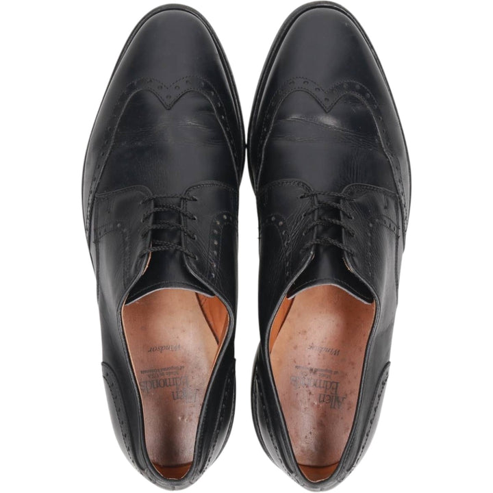 Allen Edmonds WINDSOR wingtip shoes, made in the USA, size 8 1/2 E Men's 26.5cm unclear black type Vintage Second Hand