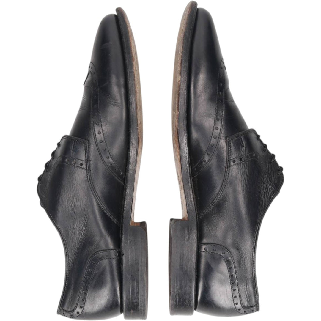 Allen Edmonds WINDSOR wingtip shoes, made in the USA, size 8 1/2 E Men's 26.5cm unclear black type Vintage Second Hand
