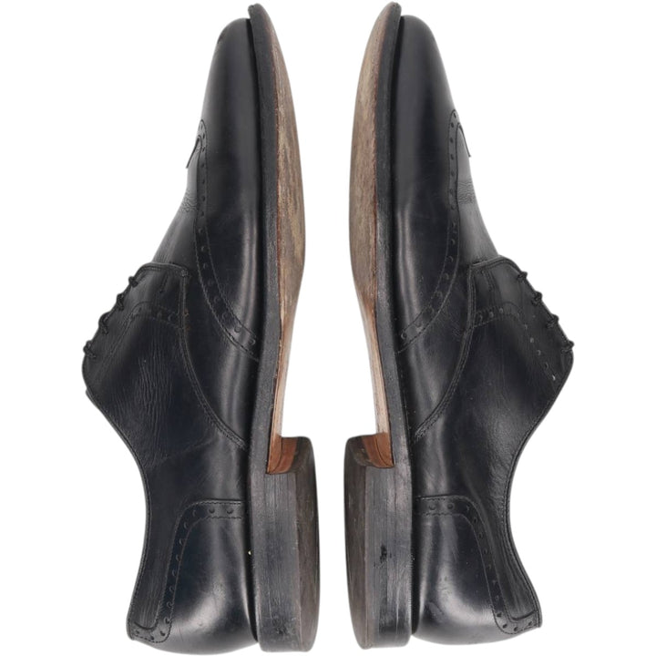 Allen Edmonds WINDSOR wingtip shoes, made in the USA, size 8 1/2 E Men's 26.5cm unclear black type Vintage Second Hand